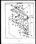 GAS COMPONENTS Diagram and Parts List for RSD363  Caloric Range