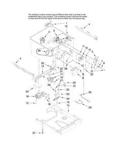 Tub Parts Diagram and Parts List for JDD4000AWS2  Jenn-Air Dishwasher