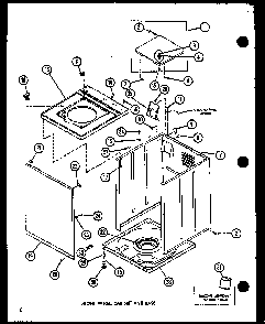 Section 9 Diagram and Parts List for LWD773 P1110501W W Amana Washer