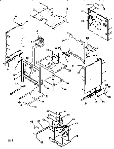 Cabinet Diagram and Parts List for ARG7301L-P1143315NL  Amana Range