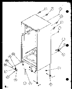 Section 10 Diagram and Parts List for TL18QW-P1111406WW  Amana Refrigerator