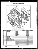 UPPER OVEN CABINET PARTS Diagram and Parts List for RMD399  Caloric Range