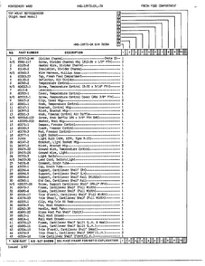 Fresh Food Compartment Page 2 Diagram and Parts List for 19972A  Admiral Refrigerator