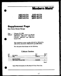 Page 1 Diagram and Parts List for AKU-617A  Amana Cooktop