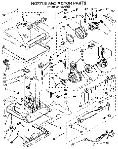 Part Location Diagram of 4368792 Maytag Motor assembly