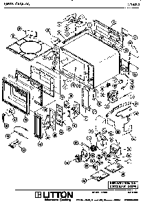 Mw Parts Diagram and Parts List for K-1560000  Amana Microwave