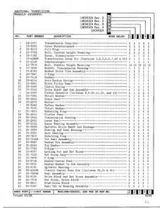 Transmission Page 2 Diagram and Parts List for 6432A  Norge Washer