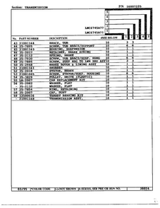 Transmission Page 3 Diagram and Parts List for 6745A71  Norge Washer
