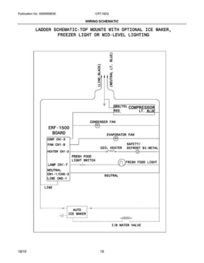 06 - Wiring Schematic Diagram and Parts List for CRT182QB2  Crosley Refrigerator