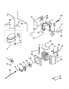 Part Location Diagram of W10209446 Whirlpool BRACKET