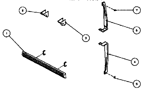 Accessory Kit Parts Diagram and Parts List for TX21R-P1157605W  Amana Refrigerator