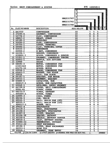 Unit Compartment And System Page 2 Diagram and Parts List for 231740  Admiral Refrigerator
