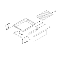 Part Location Diagram of W10172596 Whirlpool PANEL-DRWR