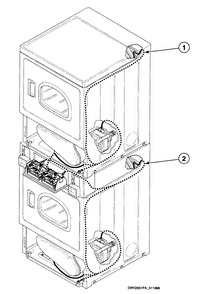Harnesses 2 Diagram and Parts List for SSGT09QF  Speed Queen Dryer