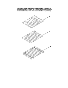 Rack Parts Diagram and Parts List for MGR6775BDS19  Maytag Range