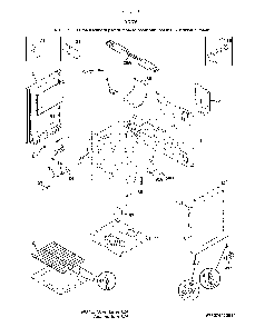 Body Diagram and Parts List for 79074429810  Kenmore Range