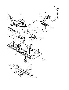 Control Panel Diagram and Parts List for TX22S3L-P1196002WL  Amana Refrigerator