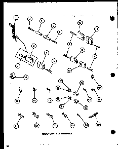 Section 1 Diagram and Parts List for LG2501 P7762206W W Amana Dryer