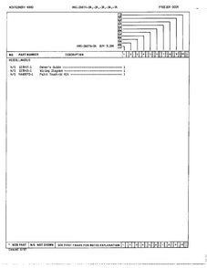 Freezer Door Page 3 Diagram and Parts List for 24874A  Admiral Refrigerator