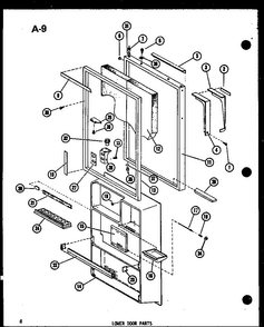 Section 5 Diagram and Parts List for TC18F-A-P75288-19WA  Amana Refrigerator
