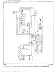 Wiring Information Diagram and Parts List for DF255670  Magic Chef Range