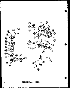 Electrical Parts Diagram and Parts List for R-2 P71306-1M Amana Microwave
