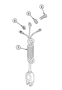 Ac Cord Diagram and Parts List for SWT210LA1124  Speed Queen Washer