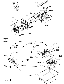 Ice Maker Parts And Add On Ice Maker Kit Diagram and Parts List for SS21SL-P1193802WL  Amana Refrigerator