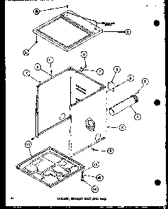 Section 5 Diagram and Parts List for LG2902 P7804817W W Amana Dryer