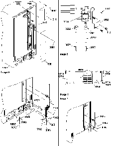 Cabinet Back Diagram and Parts List for SQD25TW-P1190427WW  Amana Refrigerator