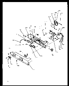 Ice And Water Cavity Diagram and Parts List for SXD22NW-P1162405WW  Amana Refrigerator