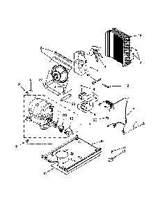 Unit parts Diagram and Parts List for 59689553101  Amana Ice Maker