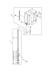 Powerscrew And Ram Parts Diagram and Parts List for TC707S1  Jenn-Air Trash Compactor