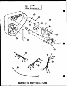 Section 5 Diagram and Parts List for CRH5-1 P58372-28C Amana Air Conditioner