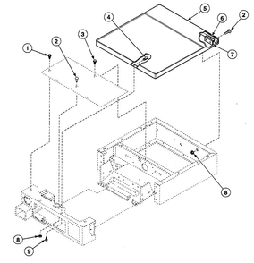 Cabinet Top Diagram and Parts List for SSEZ17WF1500  Speed Queen Dryer