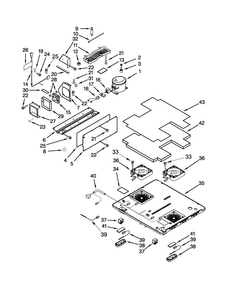 Part Location Diagram of W10622036 Whirlpool COVER