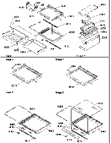 Deli, Shelves, Crisper Assemblies And Accessories Diagram and Parts List for SRD522SW-P1184707WW  Amana Refrigerator