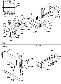 Evaporator And Fan Motor Assemblies Diagram and Parts List for TR525SL-P1182804WL  Amana Refrigerator