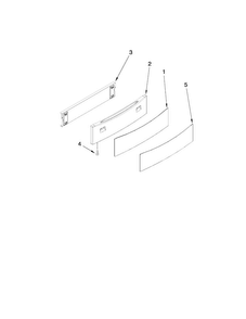 Drawer Parts Diagram and Parts List for JES9800CAB00  Jenn-Air Range