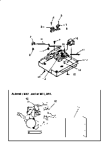 Door Latch Diagram and Parts List for ACO27DEW1-P1132334NW  Amana Wall Oven
