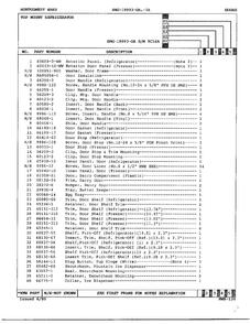Doors Page 2 Diagram and Parts List for 19993A  Admiral Refrigerator