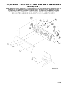 Part Location Diagram of 203729W Maytag End cap (right)
