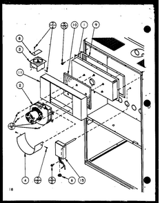 Section 1 Diagram and Parts List for GHI115A50 P6983125F Amana Heater