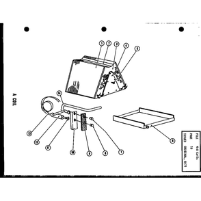 A Coil Diagram and Parts List for EA29X P58197-5C Amana Air Conditioner