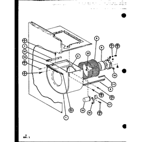 Part Location Diagram of C6392813 Whirlpool Angle-blower
