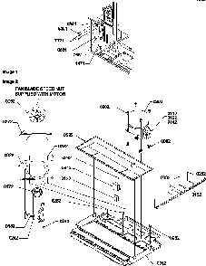 Machine Compartment Diagram and Parts List for TR18VL-P1307401WL  Amana Refrigerator