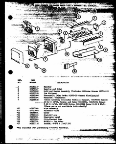 (ic3k/p7621310w) Diagram and Parts List for TLI22M-P7858524W  Amana Refrigerator