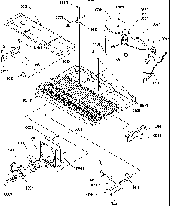 Machine Compartment Diagram and Parts List for SRD522TW-P1313301WW  Amana Refrigerator
