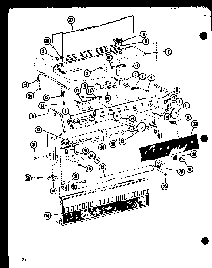 Section 7 Diagram and Parts List for AKC-4B P85123-8S Amana Cooktop