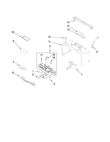 Part Location Diagram of W10188741 Whirlpool DISCONTINUED